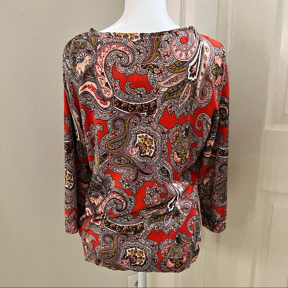 Orange Floral Cardigan - Picture 3 of 5